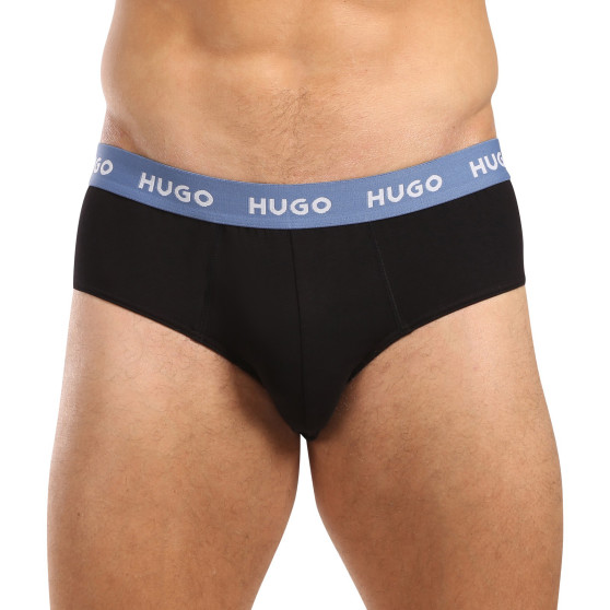 3PACK vīriešu apakšbikses HUGO melnas (50492378 002)