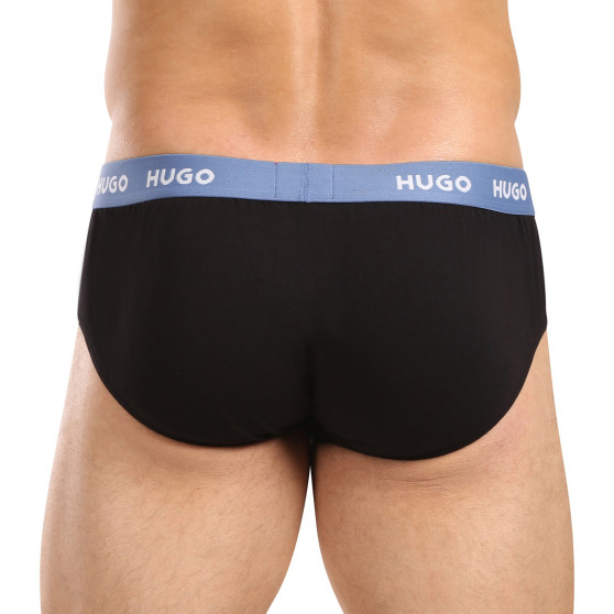 3PACK vīriešu apakšbikses HUGO melnas (50492378 002)