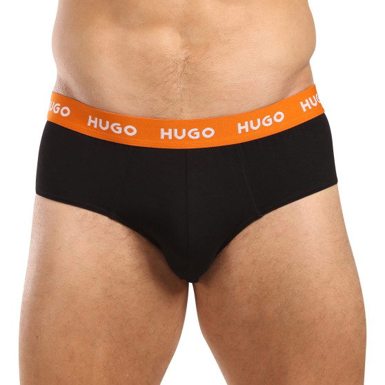 3PACK vīriešu apakšbikses HUGO melnas (50492378 002)