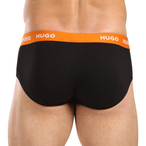 3PACK vīriešu apakšbikses HUGO melnas (50492378 002)