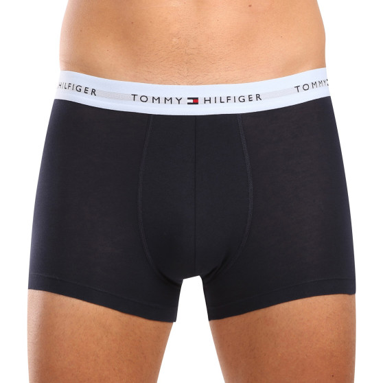 3PACK vīriešu bokseru šorti Tommy Hilfiger tumši zili (UM0UM02763 0T3)