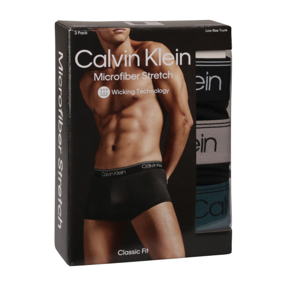 3PACK vīriešu bokseru šorti Calvin Klein melni (NB2569A-Q7E)