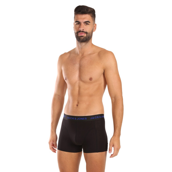 5PACK vīriešu bokseru šorti Jack and Jones melni (12242494)