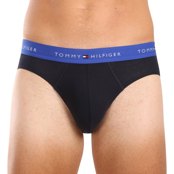 3PACK vīriešu apakšbikses Tommy Hilfiger tumši zilas (UM0UM02904 0Y1)