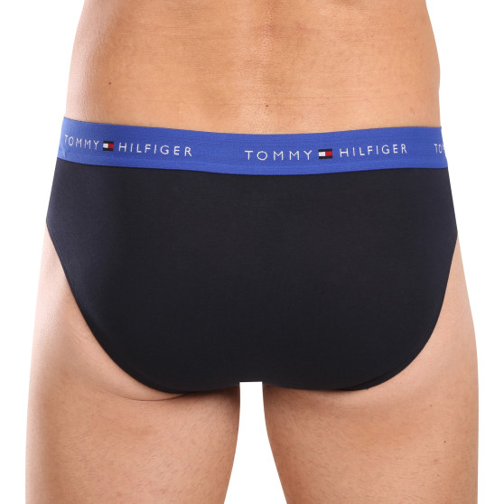 3PACK vīriešu apakšbikses Tommy Hilfiger tumši zilas (UM0UM02904 0Y1)