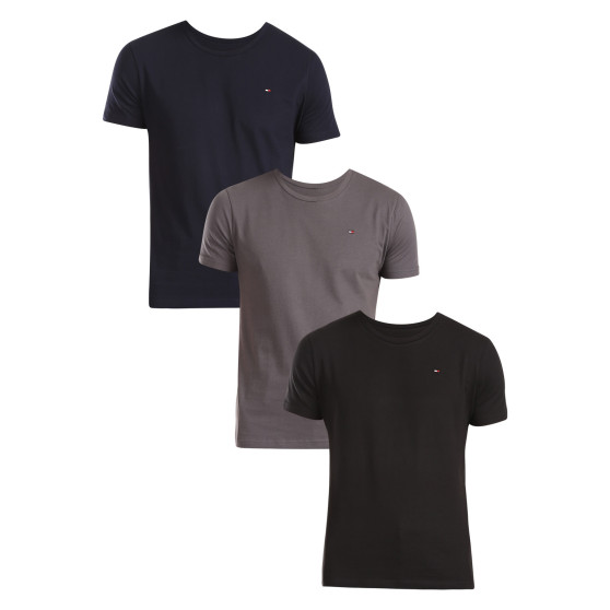 3PACK vīriešu krekliņš Tommy Hilfiger daudzkrāsains (UM0UM03379 0S7)