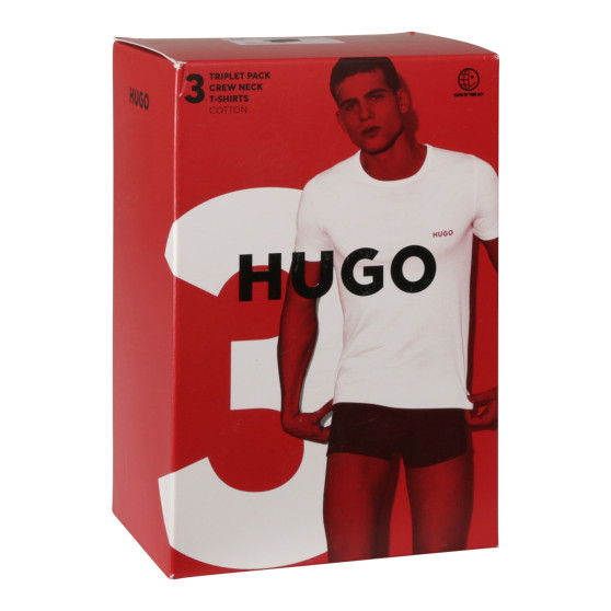 3PACK vīriešu krekliņš HUGO daudzkrāsains (50480088 966)