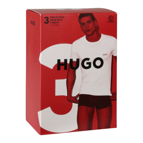 3PACK vīriešu krekliņš HUGO daudzkrāsains (50480088 985)