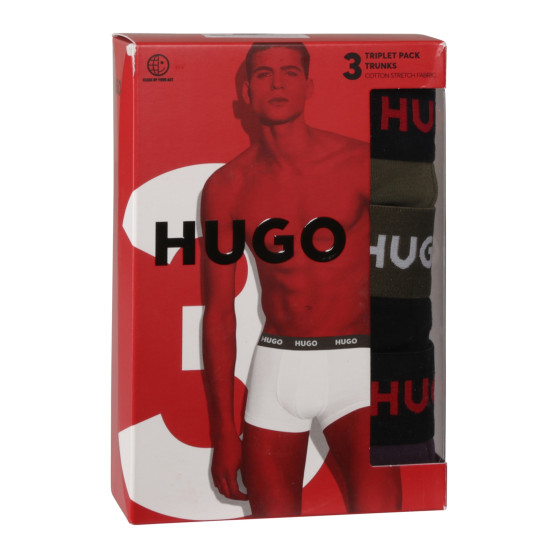 3PACK vīriešu bokseru šorti HUGO daudzkrāsaini (50517878 987)