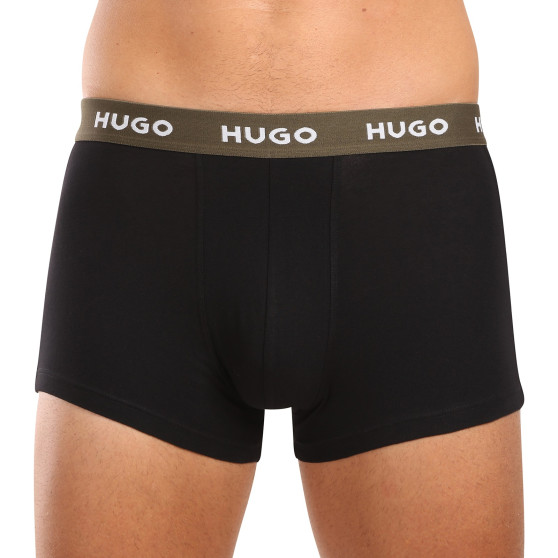 3PACK vīriešu bokseru šorti HUGO melni (50517878 988)