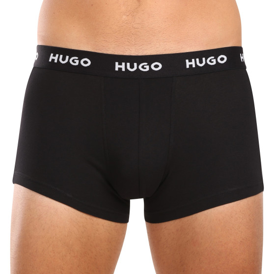 3PACK vīriešu bokseru šorti HUGO melni (50517878 988)