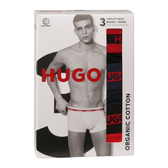 3PACK vīriešu bokseru šorti HUGO daudzkrāsaini (50517883 960)