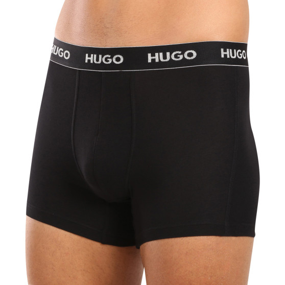 3PACK vīriešu bokseru šorti HUGO melni (50517886 991)