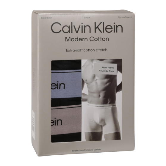 3PACK vīriešu bokseru šorti Calvin Klein melni (NB3964A-U2Y)