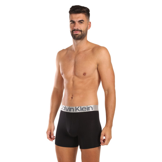 3PACK vīriešu bokseru šorti Calvin Klein melni (NB3131A-PZE)