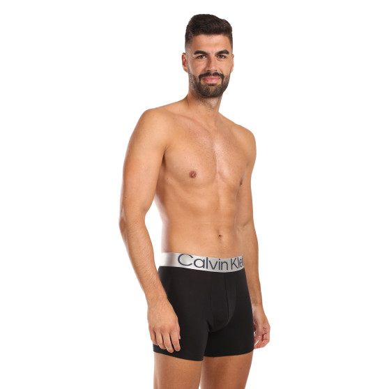 3PACK vīriešu bokseru šorti Calvin Klein melni (NB3131A-PZE)