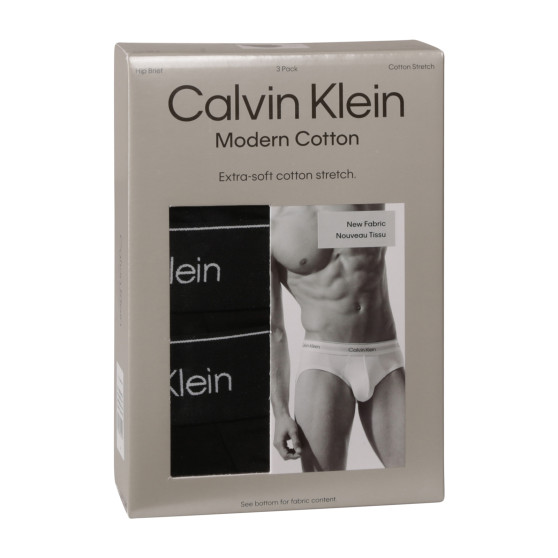 3PACK vīriešu apakšbikses Calvin Klein melnas (NB3962A-TM6)