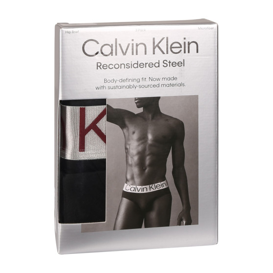 3PACK vīriešu apakšbikses Calvin Klein melnas (NB3073A-Q09)