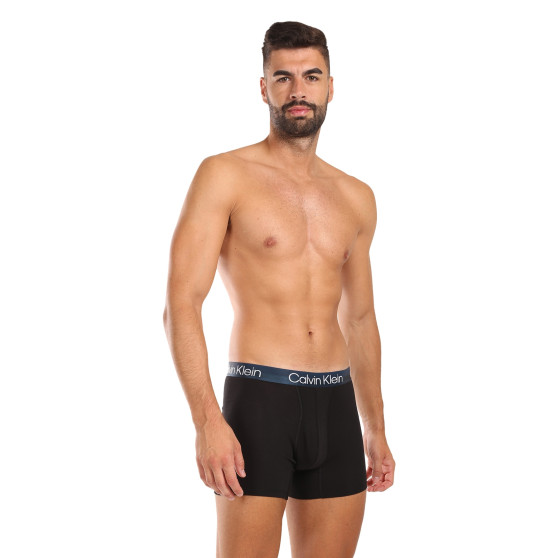 3PACK vīriešu bokseru šorti Calvin Klein melni (NB2971A-PZI)