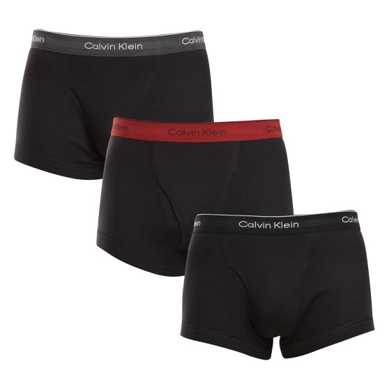 3PACK vīriešu bokseru šorti Calvin Klein melni (NB4002A-PRU)