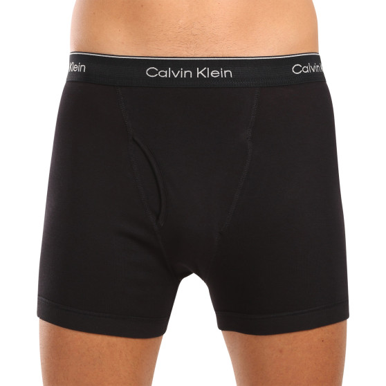 3PACK vīriešu bokseru šorti Calvin Klein melni (NB4003A-001)