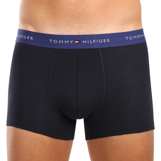 3PACK vīriešu bokseru šorti Tommy Hilfiger tumši zili (UM0UM02763 0WN)