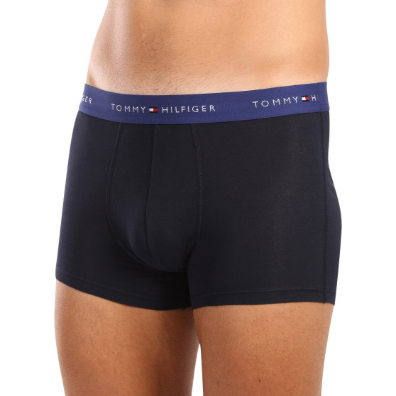 3PACK vīriešu bokseru šorti Tommy Hilfiger tumši zili (UM0UM02763 0WN)