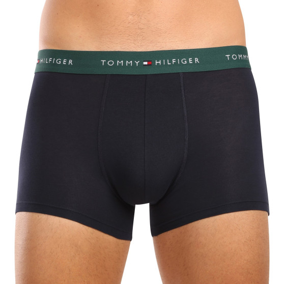 3PACK vīriešu bokseru šorti Tommy Hilfiger tumši zili (UM0UM02763 0WN)